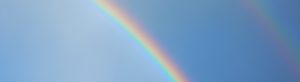 Photo of a double rainbow
