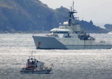 Naval activity included at least 7 vessels that volunteers could see