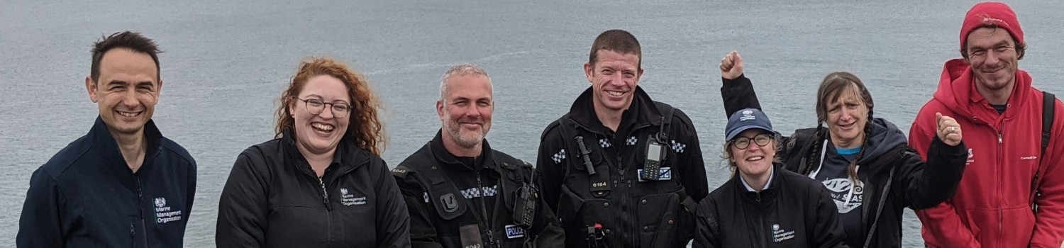 Police Marine Management Organisation National Trust and Cornwall Seal Group Research Trust